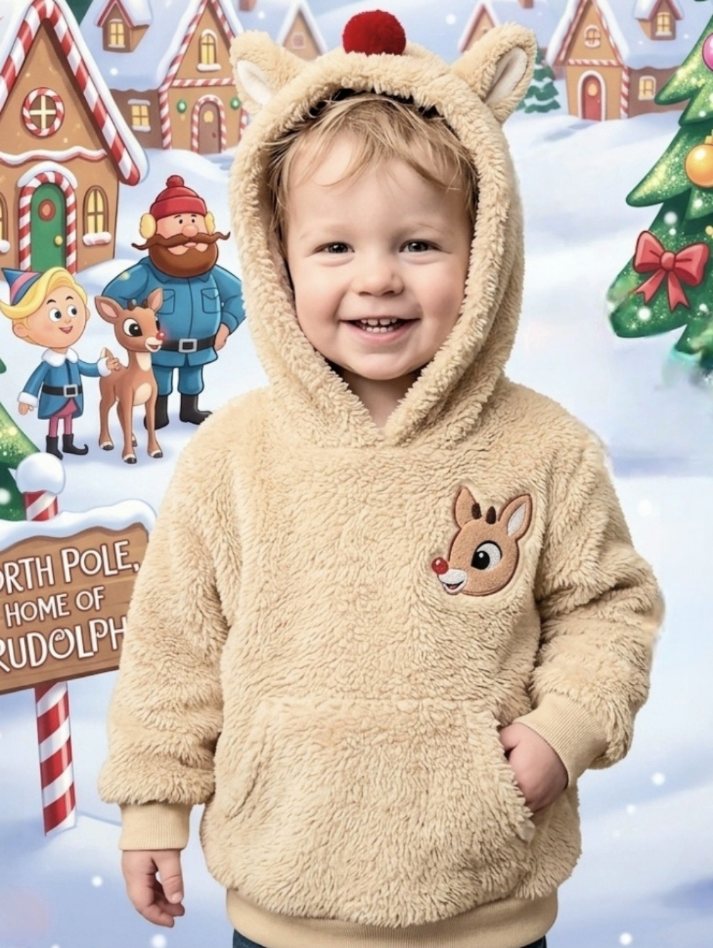 Rudolph Plush Hoodie